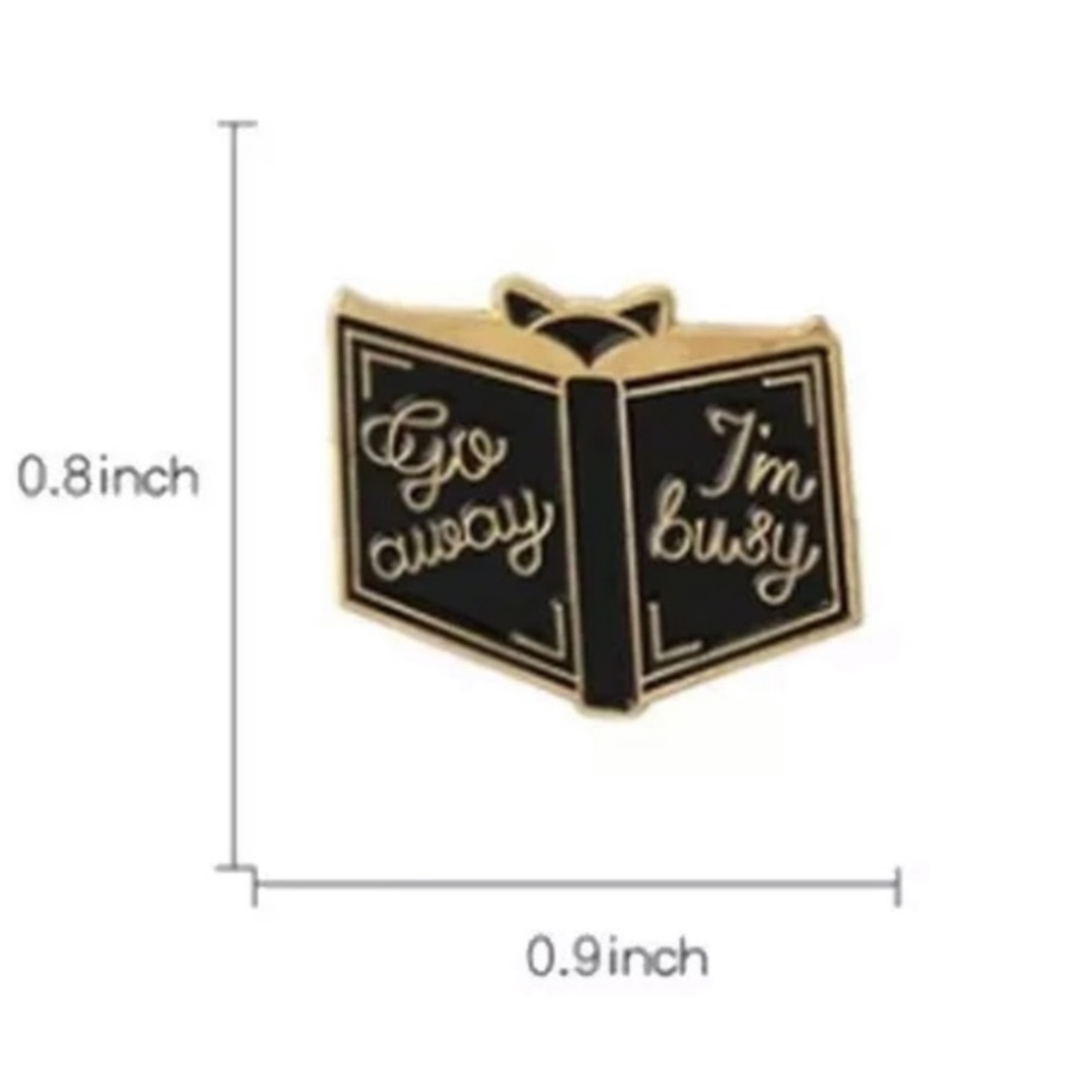 1 LEFT 🎀3/$23🎀 Go Away I'm Busy | Pin - Picture 3 of 8